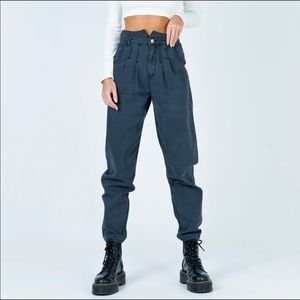 Princess Polly Katherine Black High Waist Jeans